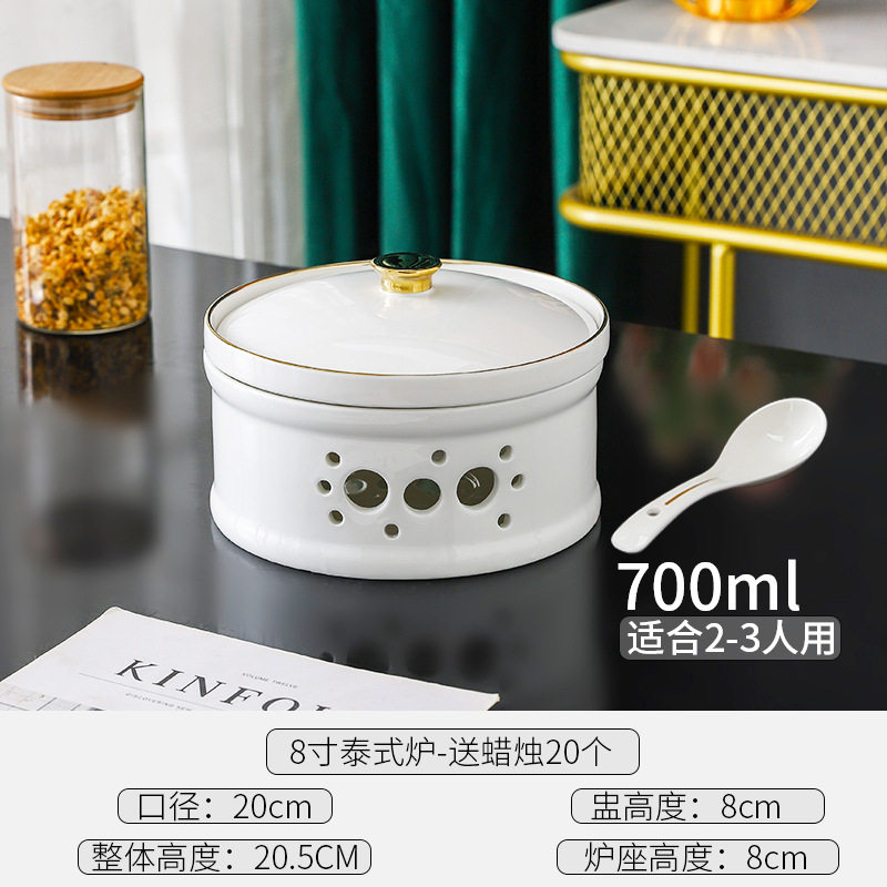 位上菜盅辽参鲍鱼捞饭专用蜡烛