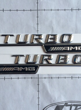 奔驰CLA260 CLA45车标志GLA45 C63 A45叶子板标TURBO AMG侧标改装