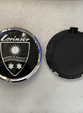 适用奔驰威霆改装罗伦士中网大标志Lorinser车头标3D镜面前后车标