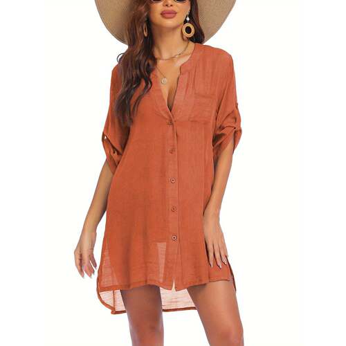 O 6110 Summer New Shirt Dress Mini Skirt 夏季新款连衣裙