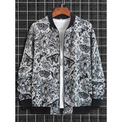 B 74478 Men Baseball Jacket Long Sleeve 士棒球夹克