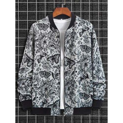B 74478 Men Baseball Jacket Long Sleeve 士棒球夹克