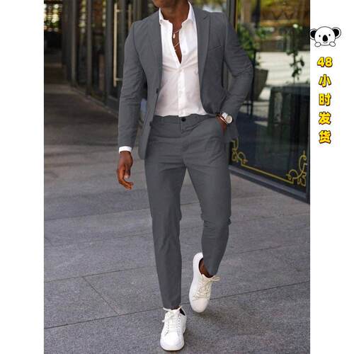 X 48962 Men's business wedding suit set 士商务婚礼西装套装