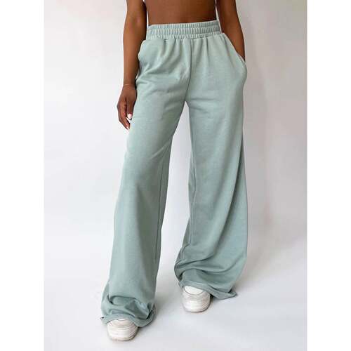 Q 46863 Waffle Knit Solid Color Wide Leg Pants 华夫格阔腿裤