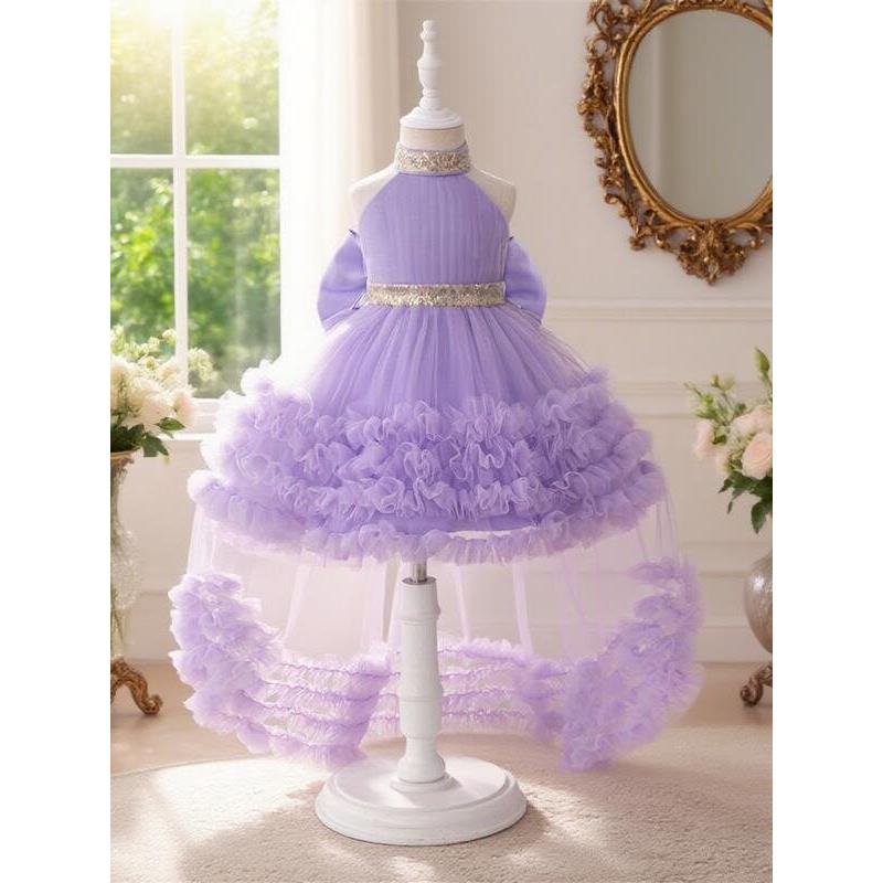L 63821 Black Trailing Princess Dress 黑色拖尾公主裙