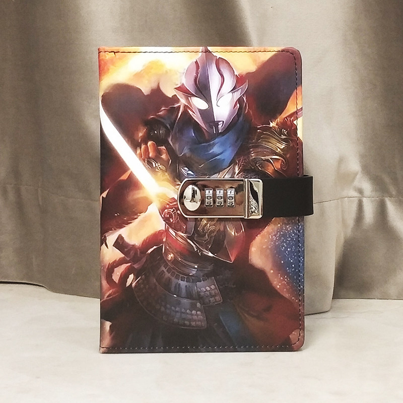 儿童节礼物小学生密码本方格日记本带锁儿童男孩密码锁笔记本田字格可爱个性本子女孩简约创意记事本文具