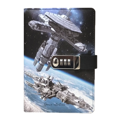 简约读书欧式复古加密a5笔记本子