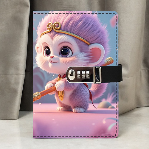 小学生日记本带锁笔记本密码本子