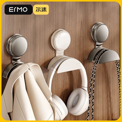 吸盘门后挂钩免打孔强力承重浴室