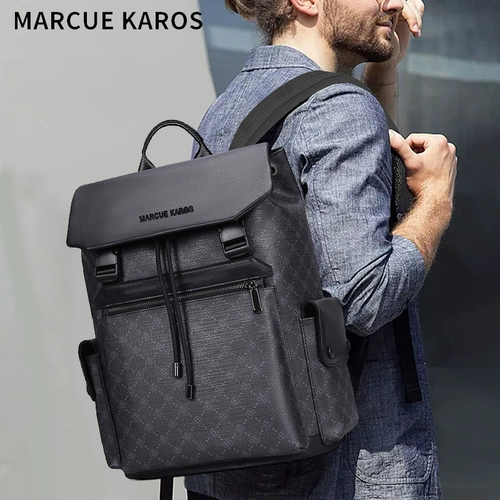 Вместительный и большой ноутбук для отдыха, сумка для путешествий, модный школьный рюкзак для школьников, из натуральной кожи, бизнес-версия