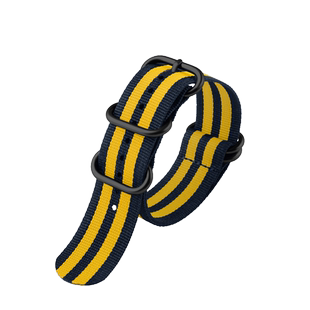 适配西铁城空中之鹰蓝天使加长厚尼龙手表带NATO北约通用帆布22mm