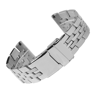 精钢手表带适用百年灵复仇者超级海洋系列钢带22 24MM表链配件男