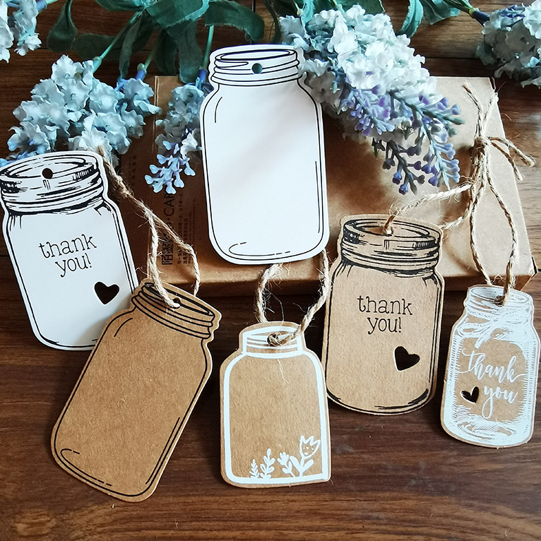 復古空白漂流瓶牛皮紙手工diy