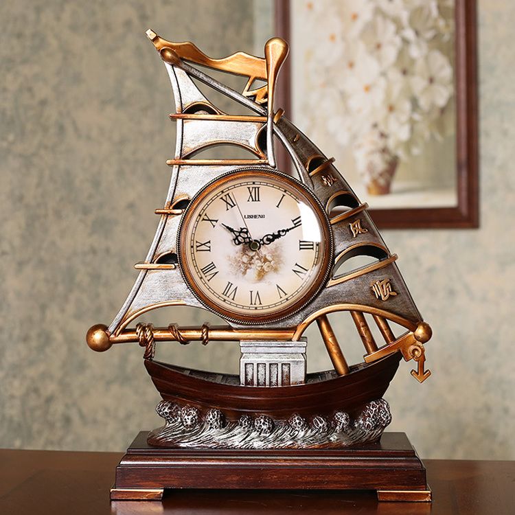 新款一帆风顺客厅座钟欧