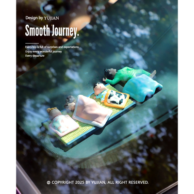 小新一家车载摆件中控台屏幕