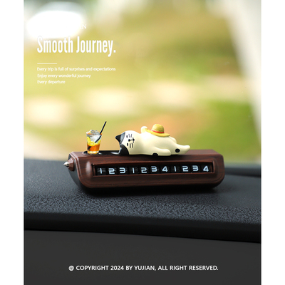 YUJIAN丨猫咪停车牌临时牌