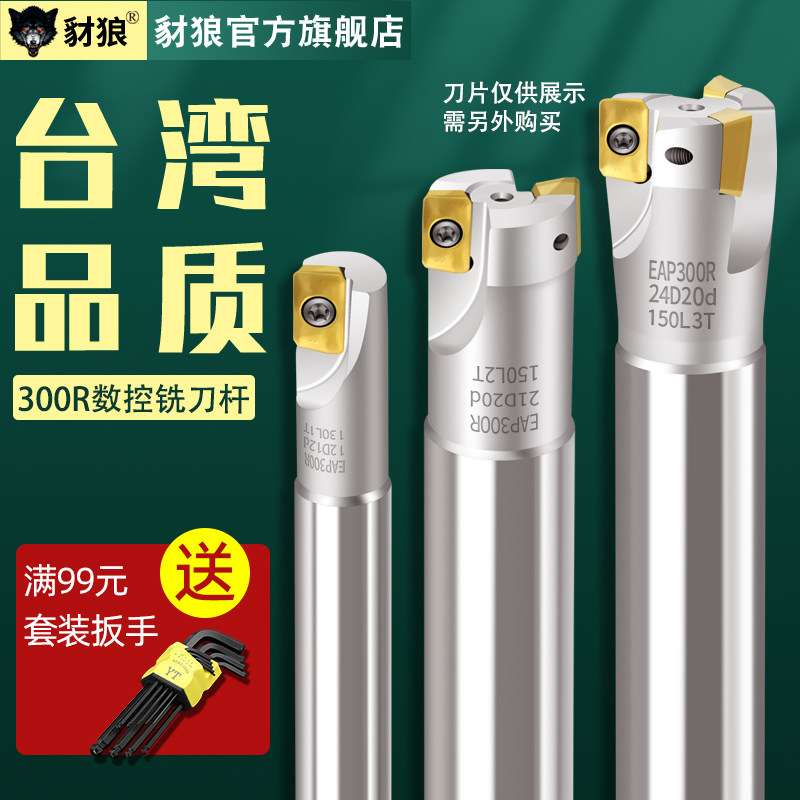EAP300R铣刀杆数控cnc加工中心1135刀杆16/17/18/20/R0.8立铣刀杆