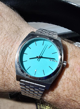 代购正品尼克松Nixon湖蓝色时尚小清新男女情侣腕表小表盘石英表