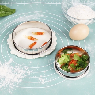 卷边分割器点心松饼汉堡圆形桃花酥挞模饼干模具枣花酥工具英式