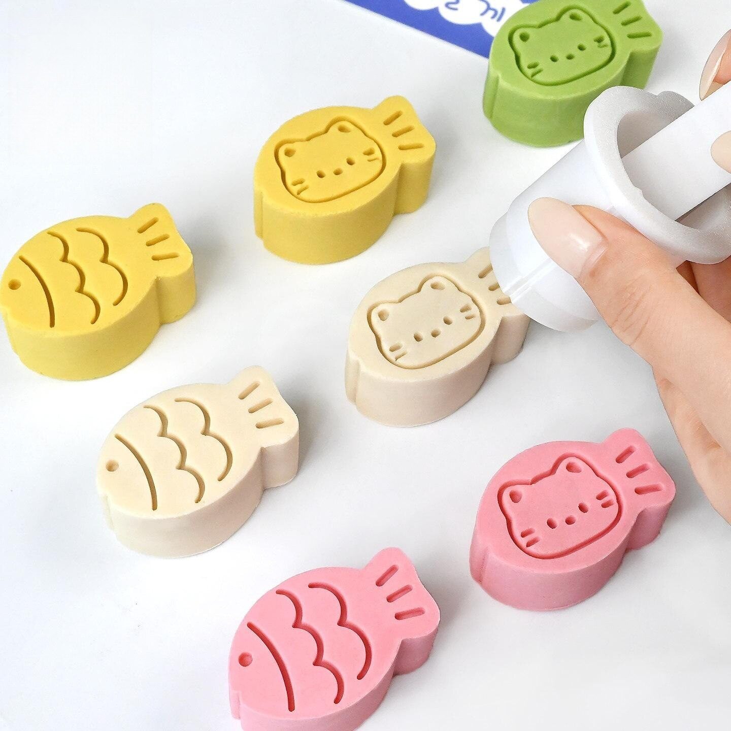橡皮泥按压卡通3d甜品diy模具饼干中秋节翻糖用萌趣立体曲奇