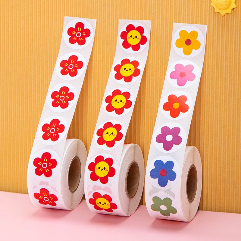 宝宝表扬小红花奖励贴纸小图案贴画贴好习惯小红花粘贴纸奖励贴