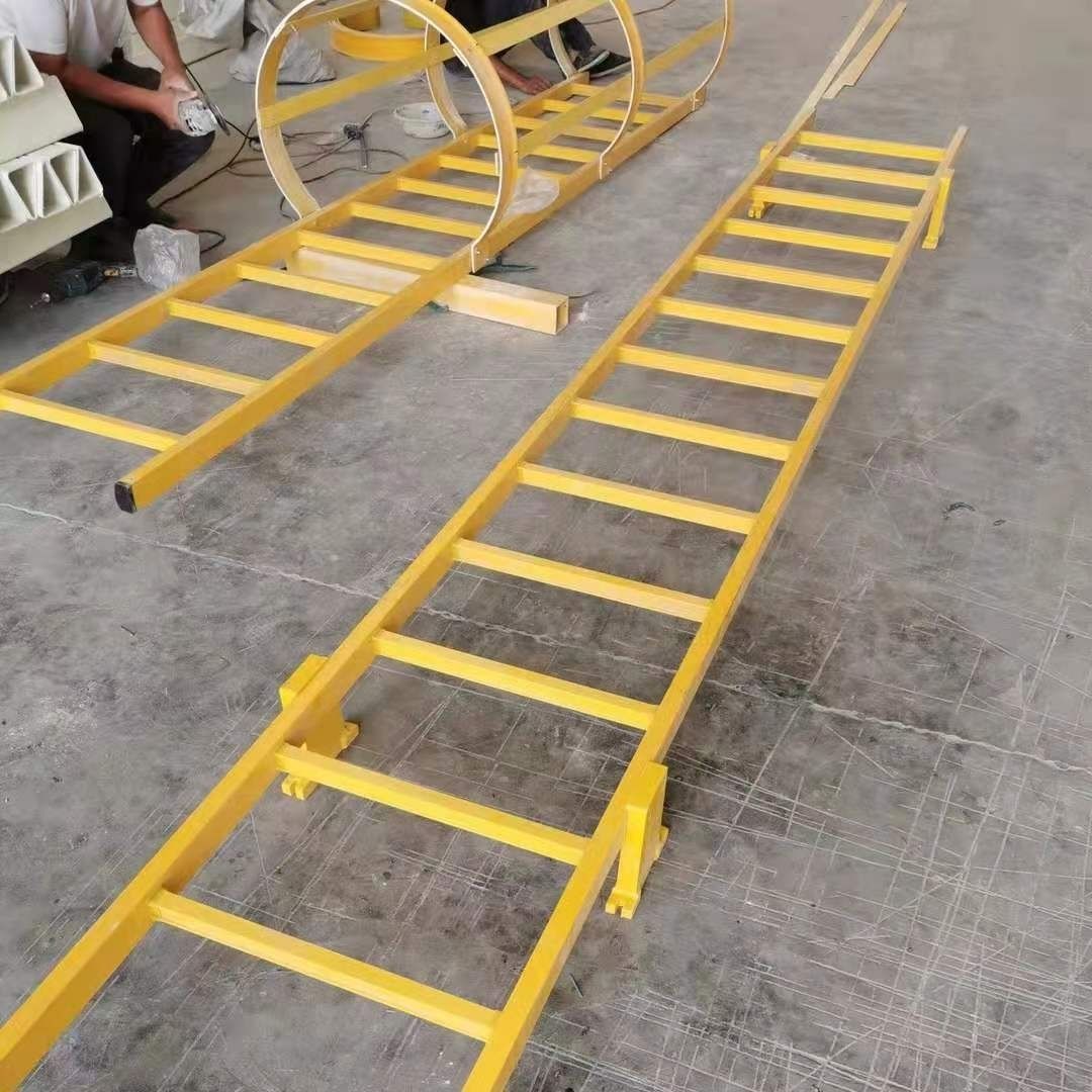 镀锌钢不锈钢爬梯护笼国标图集15J401坑基深井厂房工程消防爬梯