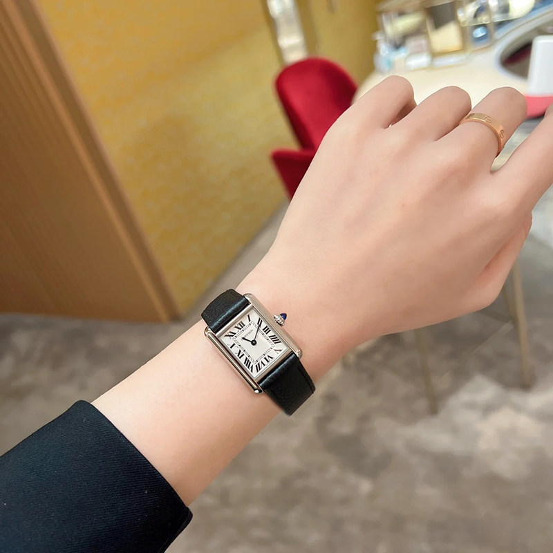 官方正品旗舰店坦克系列手表女2023新款轻奢小众十大名牌机械女表