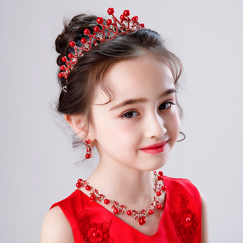 生日礼物珍珠影楼摄影王冠发饰