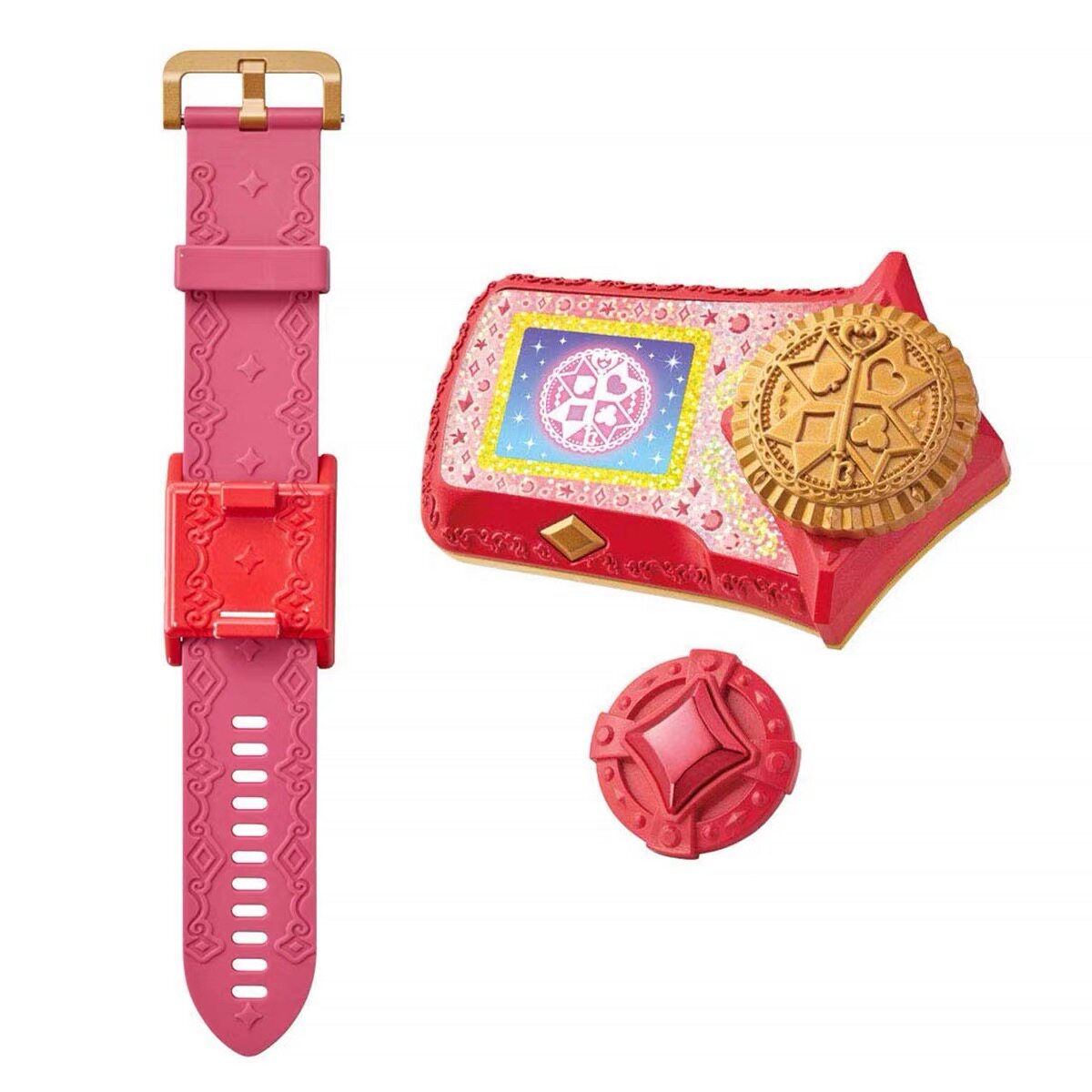 日本秘密x战士幻影甜心魔法终曲枪腕锁罗盘变身器DX钥匙女生玩具