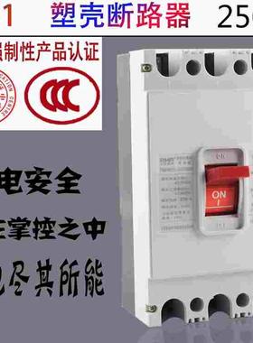 250A 空气开关 塑壳断路器 3P空气开关3P NM1 250A RMM1 CM1保护