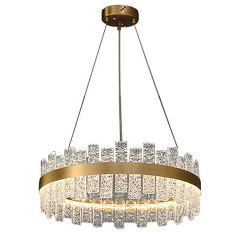 北欧个性圆形长方吊灯简约创意玻璃客厅餐厅不锈钢大气吊灯