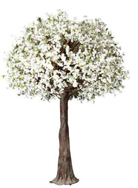 仿真桃花树紫色玻璃钢樱花树人造装饰大型假树梅花树新年许愿树