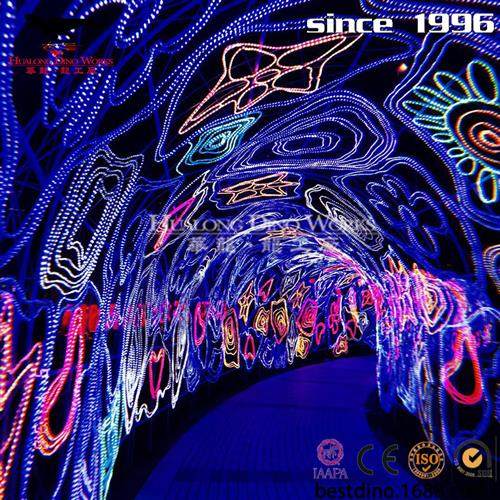 年春节彩灯定制灯展大唐不夜城大型彩灯组合展花灯通道夜场