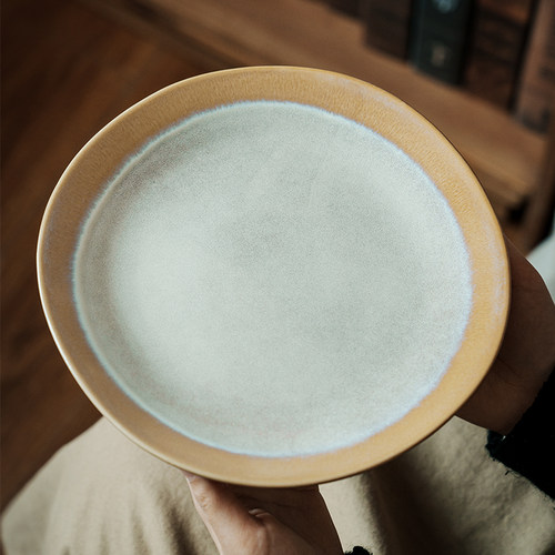 日式复古陶瓷餐具高级感点心盘