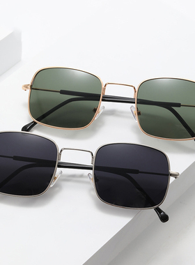 新款辣妹优质防紫外线防墨镜感防晒大脸显瘦偏光潮流超轻太阳镜