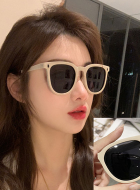 可折叠防紫外线防强光偏光太阳镜高级感防晒大脸显瘦超轻潮流墨镜