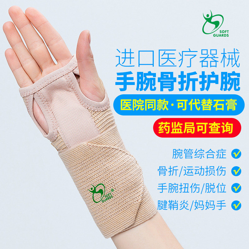 医用康复护腕腱鞘炎妈妈手腕关节疼劳损扭伤骨折夹板男女固定支具