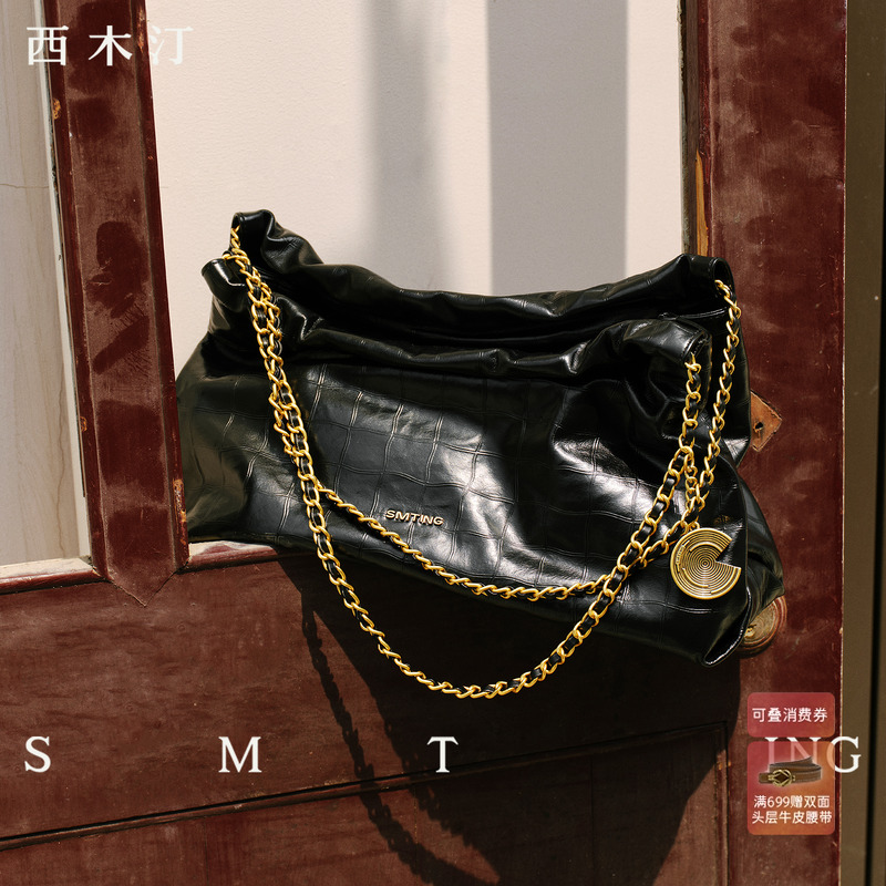 西木汀悠途 新款托特包高级感包包女链条包轻奢通勤大容量单肩包