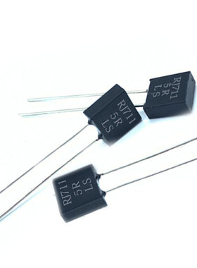 RJ711精度0.01％低温漂标准采样高精密无感电阻0.25W1R2R501K2K欧