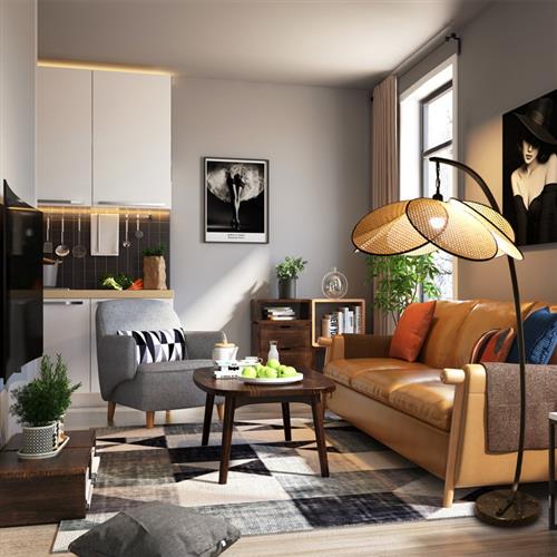 钓鱼落地灯复古客厅卧室书房创意个性沙发床头立式北欧落地台灯