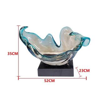 雕塑透明酒店大堂售楼处树脂摆件家居饰品客厅玄关电视柜软装 饰品