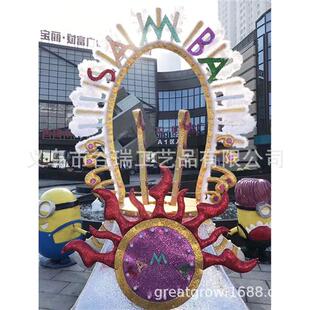 大型花车节日装 饰重大节日活动道具游览花车巡游花车厂家销售