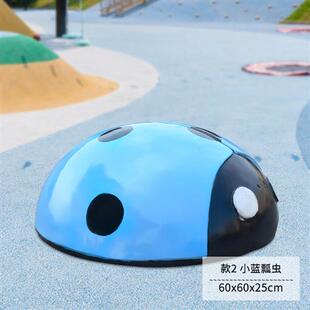 卡通瓢虫摆件户外玻璃钢昆虫雕塑园林景观小区幼儿园商场装 饰美陈