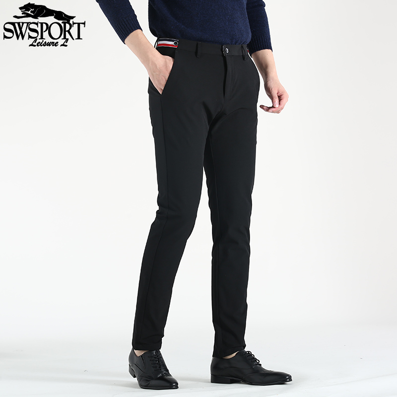 SWSPORT男士休闲裤商务长裤修身西裤裤子男韩版 H884|ruв категории Мужская одежда, брюки - от Buy2taobao.com для оказания профессиональной услуги покупки агента Taobao