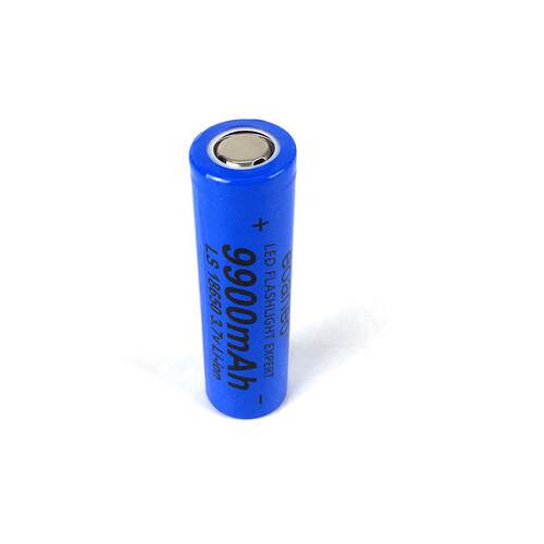 LS蓝色9900mah 18650锂电池玩具小风扇动力手电筒电动工具电池组