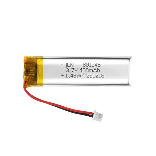 UN38.3 681345 400mAh MSDS CE3.7V可充电三元聚合物锂离子电池