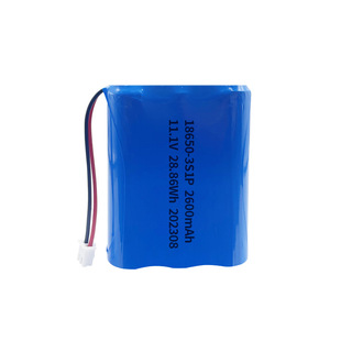 18650锂电池11.1V2000mAh蓝牙音箱按摩枕洗车机12v锂电池组