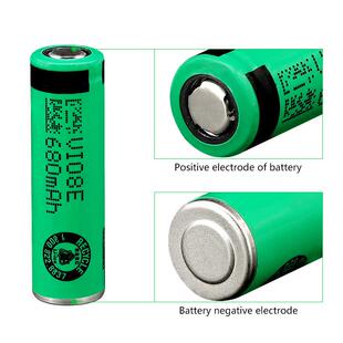 清货平头US14500 680mAh 3.7V锂电池电动牙刷仪器仪表锂电点焊片