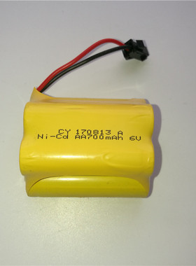 6V700mAhT型镍氢电池组AA5号充电电池遥控电动玩具