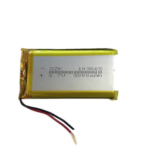暖手宝充电103665聚合物锂电池3000MAH 3.7V 检测仪充电宝LED灯具